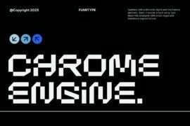 Chrome Engine Font