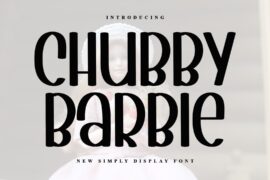 CHUBBY BARBIE Font