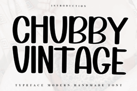 Chubby Vintage Font