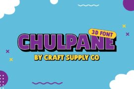 Chulpane Extrude Right Demo Font