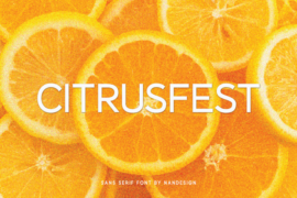 Citrusfest ND Font
