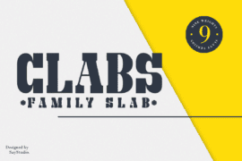 Clabs DEMO Font