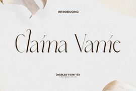 Claina Vanie Demo Font