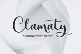 Clamaty Script Font