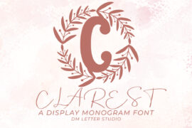 Clarest Monogram Font