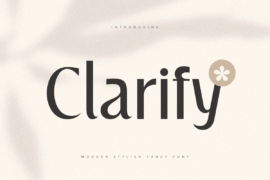 Clarify Font
