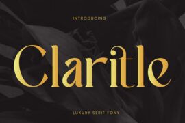 Claritle Font Family
