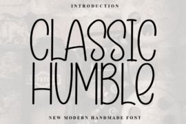 Classic Humble Font