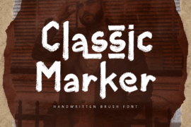 Classic Marker Demo Font