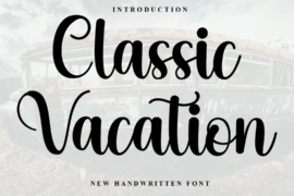 Classic Vacation Font