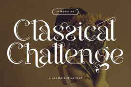 Classical Challenge Demo Font
