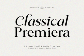 Classical Premiera Font Family