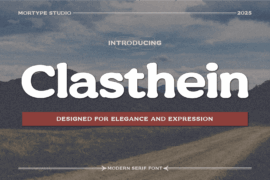 Clasthein Font