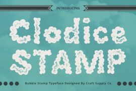 Clodice Stamp Demo Font
