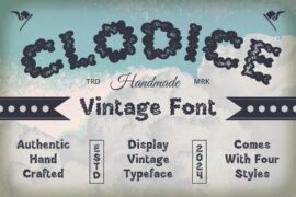 Clodice Vintage Demo Font
