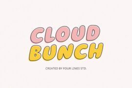 Cloud Bunch Font Family