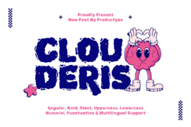 CLOUDERIS trial Font