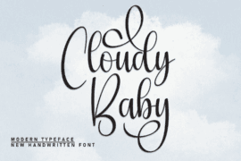 Cloudy Baby Font
