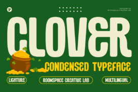 Clover Condensed Font