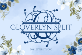 Cloverlyn Split Font
