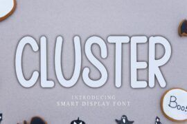 CLUSTER Font
