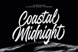 Coastal Midnight Font