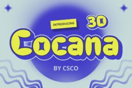 Cocana 3D Demo Font