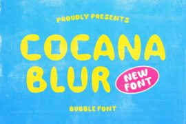 Cocana Blur Demo Font