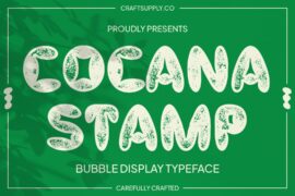 Cocana Stamp Demo Font