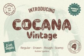 Cocana Vintage Demo Font