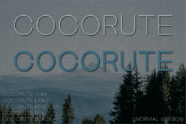 Cocorute Font Family