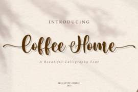 Coffee Home Font