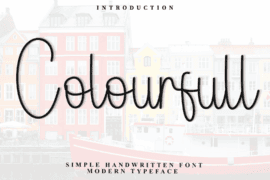 Colourfull Font