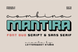 Combine Mantira Sans Demo Font