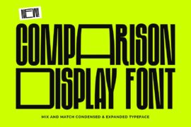 Comparison Display DEMO Font