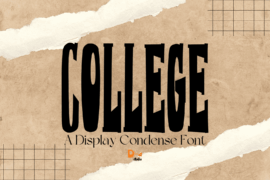Condense College Font