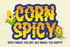 Corn Spicy Font