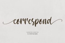 Correspond Font