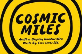 COSMIC MILES Font