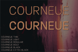 Courneue Font Family