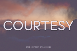 Courtesy ND Font
