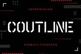 Coutline Font