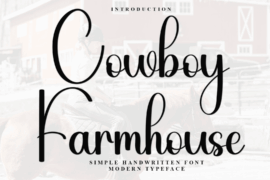 Cowboy Farmhouse Font