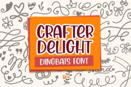 Crafter Delight Dingbats Font