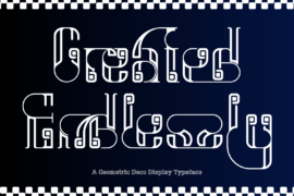 Created Endlessly Demo Font
