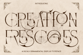 CREATION FRESCOES DEMO Font