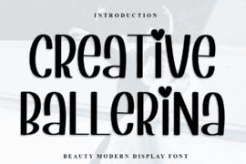 Creative Ballerina Font