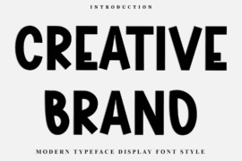 Creative Brand Font