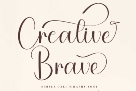 Creative Brave Font
