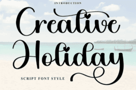 Creative Holiday Font